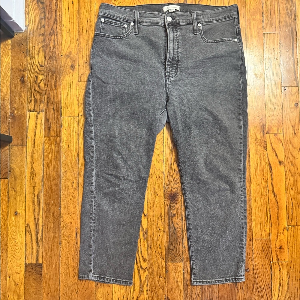 Madewell Black/Grey Petite Jeans